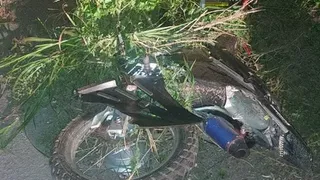 Un motociclista herido tras un accidente en la Ruta Nacional 33