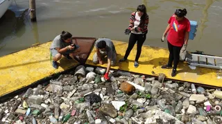 Voluntarios recogieron más de 200 kilos de basura en sólo 20 metros de costa 