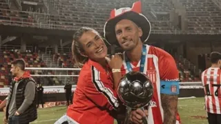 Cami Homs y su amor por los campeones: celebró con su novio la copa de Estudiantes
