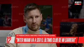 Messi: "Inter Miami va a ser mi último club"